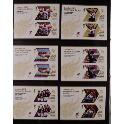 1777 - GB.ELIZABETH II 1971-2022 COMPREHENSIVE NEVER HINGED MINT COLLECTION in eight volumes, includes comm... 