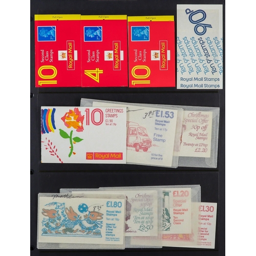 1789 - GB.ELIZABETH II 1980's NEVER HINGED MINT COLLECTION on pages, includes 1988 Castles, various booklet... 