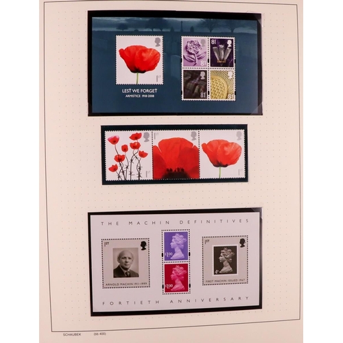 1812 - GB.ELIZABETH II 2000's-2010's NEVER HINGED MINT RANGES in two albums, includes presentation packs, p... 