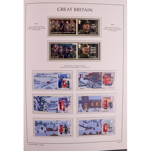 1819 - GB.ELIZABETH II 2013 - 2018 COLLECTION IN LIGHTHOUSE ALBUM. All pages complete with stamp sets, mini... 