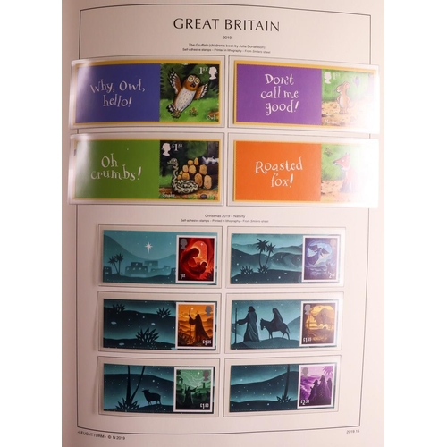 1820 - GB.ELIZABETH II 2019 - 2022 COLLECTION IN LIGHTHOUSE ALBUM. All pages complete with stamp sets, mini... 