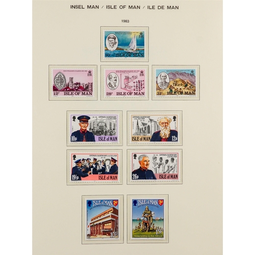 1837 - GB.ISLANDS GUERNSEY, JERSEY & ISLE OF MAN in 10 albums, Includes Guernsey & Jersey 1941-1984 and Isl... 