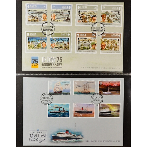 1841 - GB.ISLANDS ISLE OF MAN 1973-2019 comprehensive collection of illustrated unaddressed (few 1970's wit... 