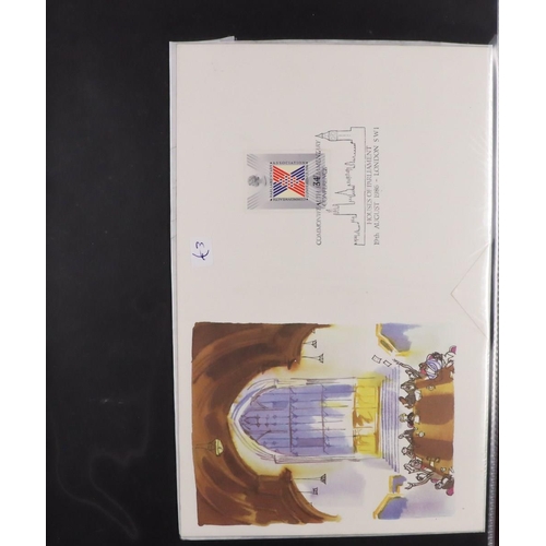 1850 - GB.FIRST DAY COVERS 1940's-2010's LARGE ACCUMULATION in albums and loose in fourteen boxes, all illu... 