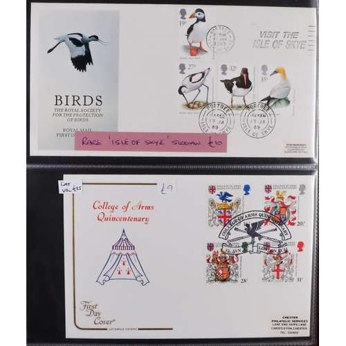 1850 - GB.FIRST DAY COVERS 1940's-2010's LARGE ACCUMULATION in albums and loose in fourteen boxes, all illu... 