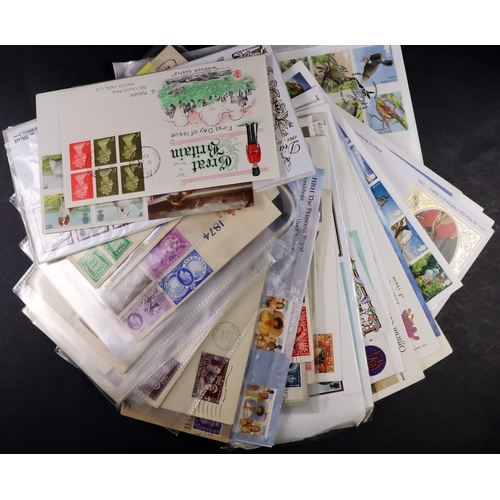 1850 - GB.FIRST DAY COVERS 1940's-2010's LARGE ACCUMULATION in albums and loose in fourteen boxes, all illu... 