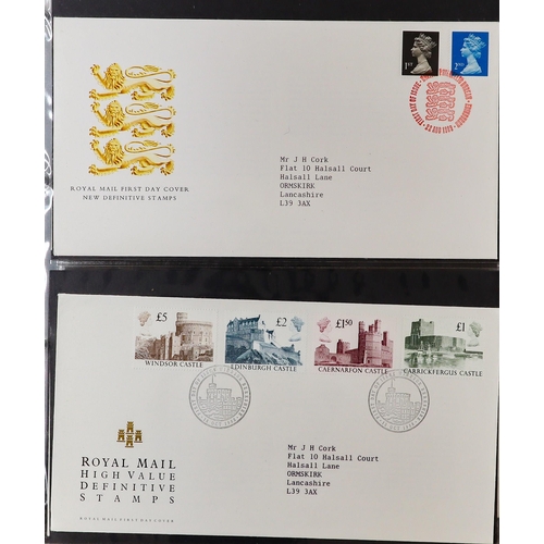 1852 - GB.FIRST DAY COVERS 1957-2003 COLLECTION in eight albums, seems to be almost complete for decimal is... 