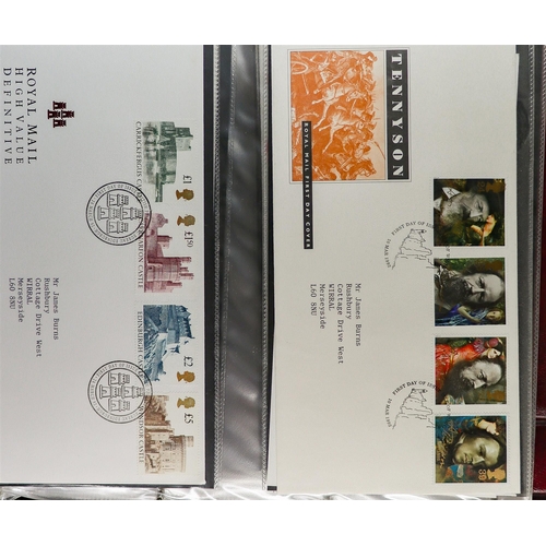 1857 - GB.FIRST DAY COVERS 1979 - 2019 COLLECTION in dedicated binders. Includes prestige booklet panes, mi... 