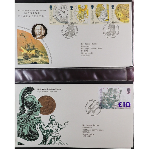 1857 - GB.FIRST DAY COVERS 1979 - 2019 COLLECTION in dedicated binders. Includes prestige booklet panes, mi... 