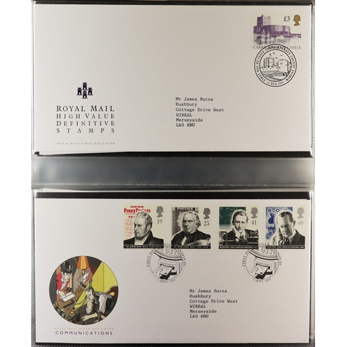 1857 - GB.FIRST DAY COVERS 1979 - 2019 COLLECTION in dedicated binders. Includes prestige booklet panes, mi... 