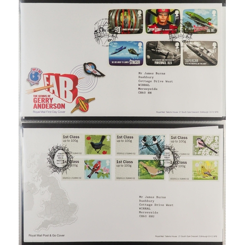 1857 - GB.FIRST DAY COVERS 1979 - 2019 COLLECTION in dedicated binders. Includes prestige booklet panes, mi... 