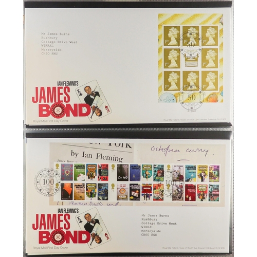 1857 - GB.FIRST DAY COVERS 1979 - 2019 COLLECTION in dedicated binders. Includes prestige booklet panes, mi... 