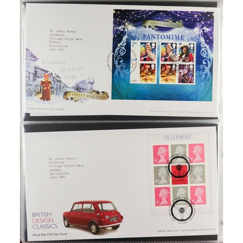 1857 - GB.FIRST DAY COVERS 1979 - 2019 COLLECTION in dedicated binders. Includes prestige booklet panes, mi... 