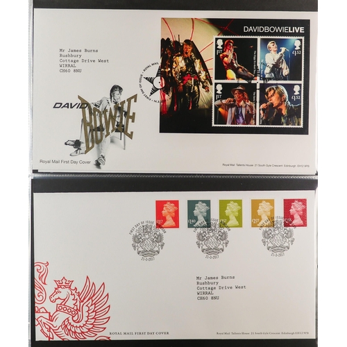 1857 - GB.FIRST DAY COVERS 1979 - 2019 COLLECTION in dedicated binders. Includes prestige booklet panes, mi... 