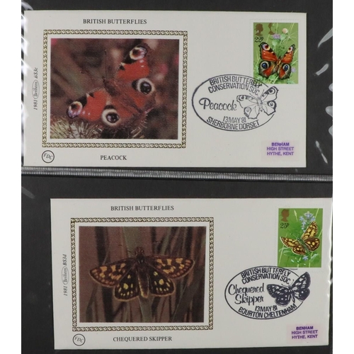 1858 - GB.FIRST DAY COVERS 1980 - 1988 BENHAM SMALL SILKS housed in 8 dedicated albums. Stated to be comple... 