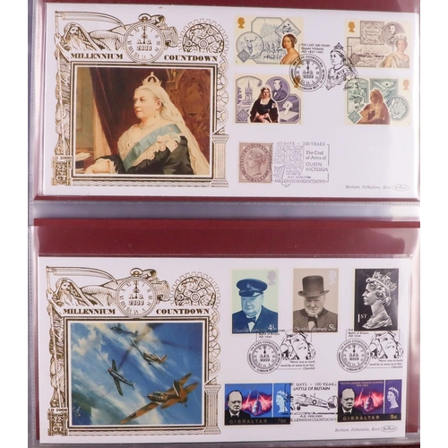 1861 - GB.FIRST DAY COVERS BENHAM COVERS 1989-2011 includes 2000 Millennium collection, 1997-2011 various R... 