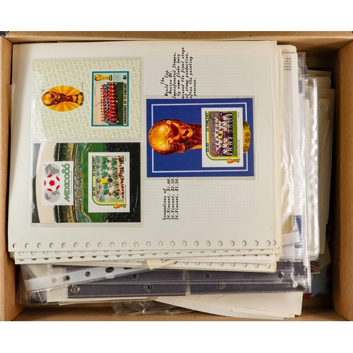 199 - COLLECTOR'S ESTATE in three cartons, world mint (some never hinged) & used stamps and covers, includ... 