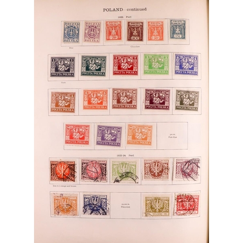 205 - WORLD COLLECTION IN IDEAL ALBUM for 1914-1930 foreign countries issues, mint & used, includes many s... 