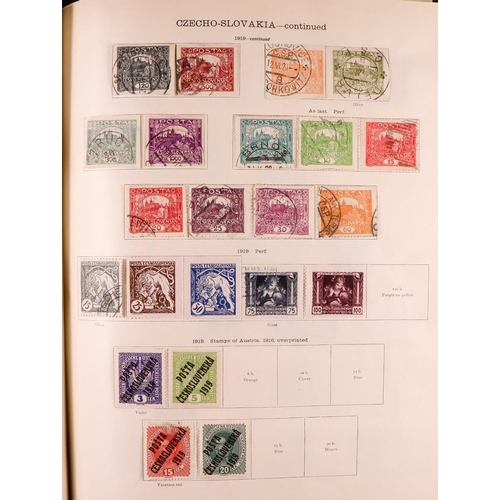 205 - WORLD COLLECTION IN IDEAL ALBUM for 1914-1930 foreign countries issues, mint & used, includes many s... 