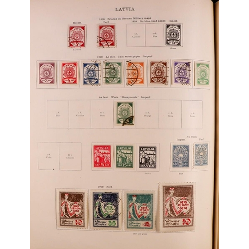 205 - WORLD COLLECTION IN IDEAL ALBUM for 1914-1930 foreign countries issues, mint & used, includes many s... 