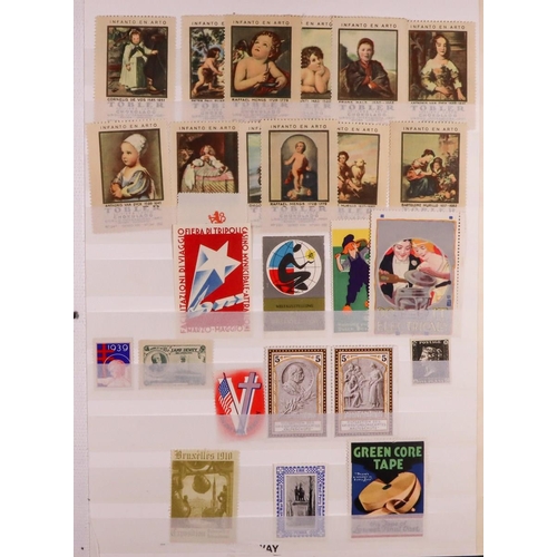 213 - CINDERELLA COLLECTION. A large range of stamps from around the world, in a stockbook and on dealer's... 