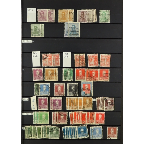 238 - ARGENTINA 1862 - 1950s IN 2 STOCK BOOKS and on stock pages (5000+ stamps). Lot 238 (BS) [c]