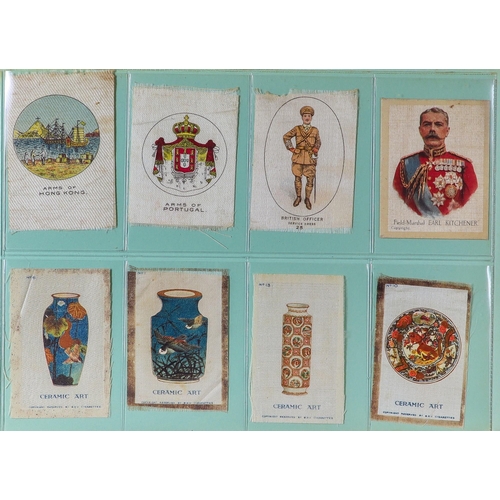 25 - COLLECTION OF CIGARETTE AND TEA CARDS INCLUDING SILKS. Lovely collection. Mainly in albums with comp... 