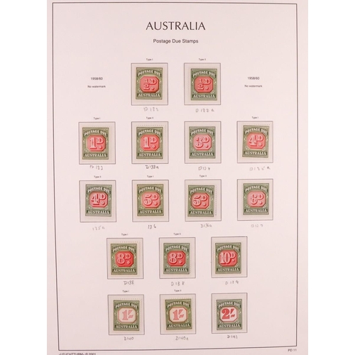 256 - AUSTRALIA 1876-1990's MINT MOSTLY NEVER HINGED RANGES on stock cards & in packets, includes few Stat... 