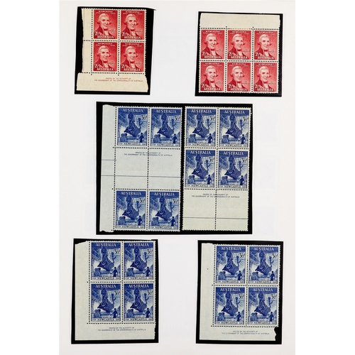 298 - AUSTRALIA EXTENSIVE COLLECTION IN 36 ALBUMS 1913-2011 mint (some never hinged) and used stamps and m... 