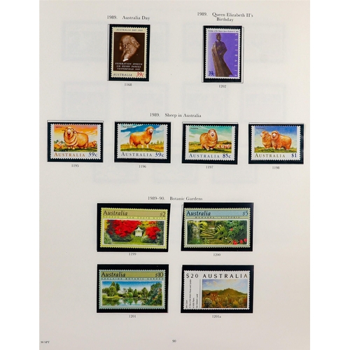 298 - AUSTRALIA EXTENSIVE COLLECTION IN 36 ALBUMS 1913-2011 mint (some never hinged) and used stamps and m... 