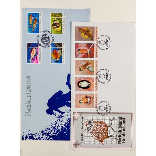 298 - AUSTRALIA EXTENSIVE COLLECTION IN 36 ALBUMS 1913-2011 mint (some never hinged) and used stamps and m... 