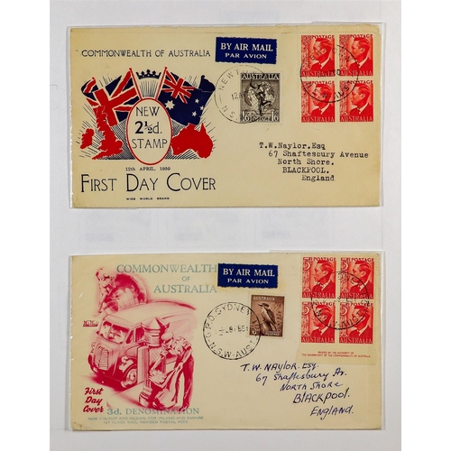 298 - AUSTRALIA EXTENSIVE COLLECTION IN 36 ALBUMS 1913-2011 mint (some never hinged) and used stamps and m... 