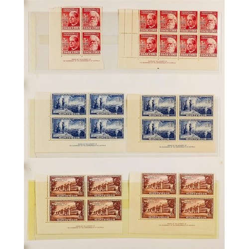 298 - AUSTRALIA EXTENSIVE COLLECTION IN 36 ALBUMS 1913-2011 mint (some never hinged) and used stamps and m... 