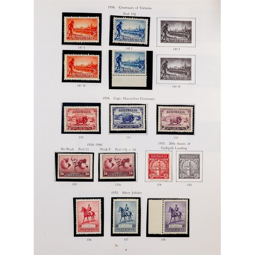 298 - AUSTRALIA EXTENSIVE COLLECTION IN 36 ALBUMS 1913-2011 mint (some never hinged) and used stamps and m... 