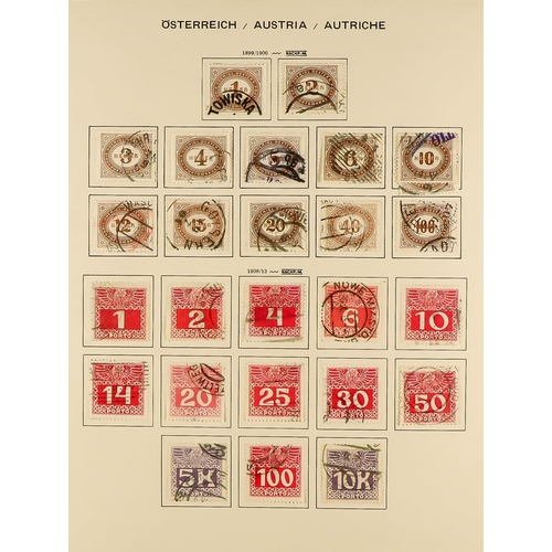 306 - AUSTRIA 1850 - 1970 COLLECTION of over 2500 mint and used stamps in a Schaubek Austria album, very s... 