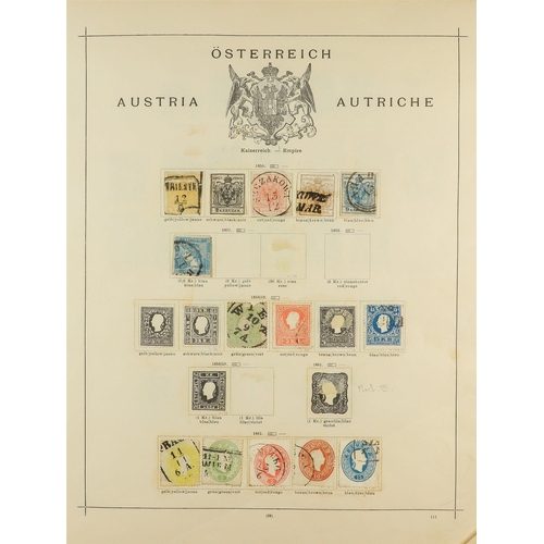 307 - AUSTRIA 1850-1970's COLLECTION WITH GOOD AREAS Includes 19th Century issues used incl early imperfs,... 