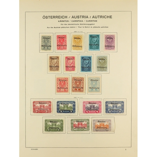 307 - AUSTRIA 1850-1970's COLLECTION WITH GOOD AREAS Includes 19th Century issues used incl early imperfs,... 