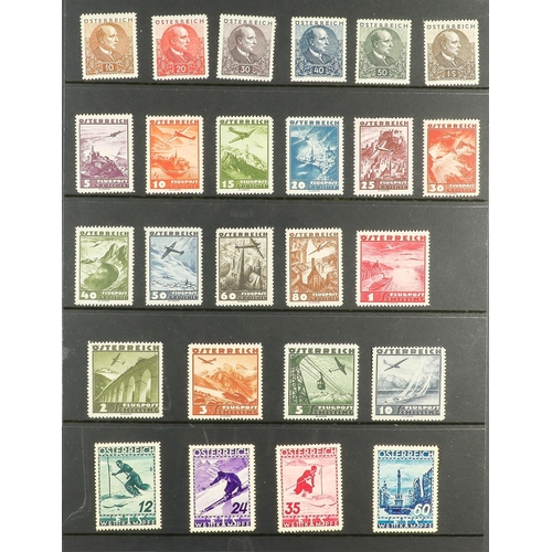 307 - AUSTRIA 1850-1970's COLLECTION WITH GOOD AREAS Includes 19th Century issues used incl early imperfs,... 