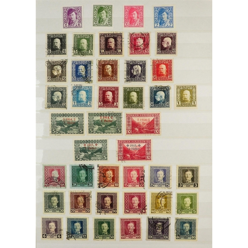 307 - AUSTRIA 1850-1970's COLLECTION WITH GOOD AREAS Includes 19th Century issues used incl early imperfs,... 