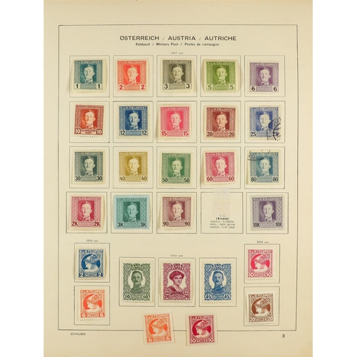 307 - AUSTRIA 1850-1970's COLLECTION WITH GOOD AREAS Includes 19th Century issues used incl early imperfs,... 