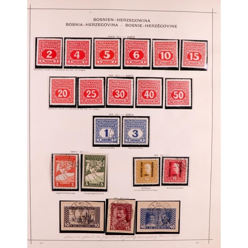 308 - AUSTRIA 1858 - 1966 COLLECTIONS IN A BOX. Interesting range of stamps which includes Franz Joseph ty... 