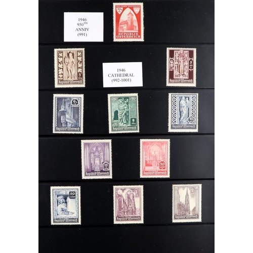 308 - AUSTRIA 1858 - 1966 COLLECTIONS IN A BOX. Interesting range of stamps which includes Franz Joseph ty... 