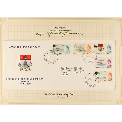 338 - BAHAMAS 1953 - 1970 SEMI-SPECIALISED COLLECTION comprehensive & well- annotated with both mint (much... 