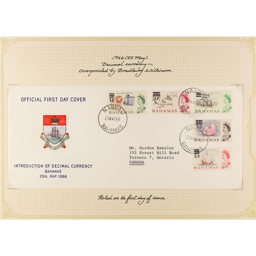 338 - BAHAMAS 1953 - 1970 SEMI-SPECIALISED COLLECTION comprehensive & well- annotated with both mint (much... 