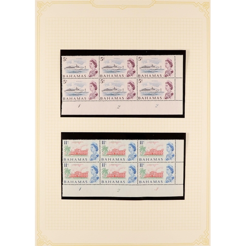 338 - BAHAMAS 1953 - 1970 SEMI-SPECIALISED COLLECTION comprehensive & well- annotated with both mint (much... 