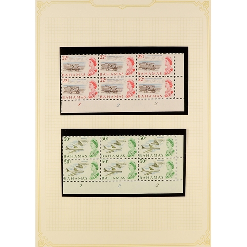 338 - BAHAMAS 1953 - 1970 SEMI-SPECIALISED COLLECTION comprehensive & well- annotated with both mint (much... 