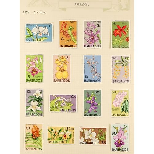 350 - BARBADOS 1852 - 1977 FINE MINT COLLECTION includes many 'better' stamps & sets (400+ stamps) Lot 350... 