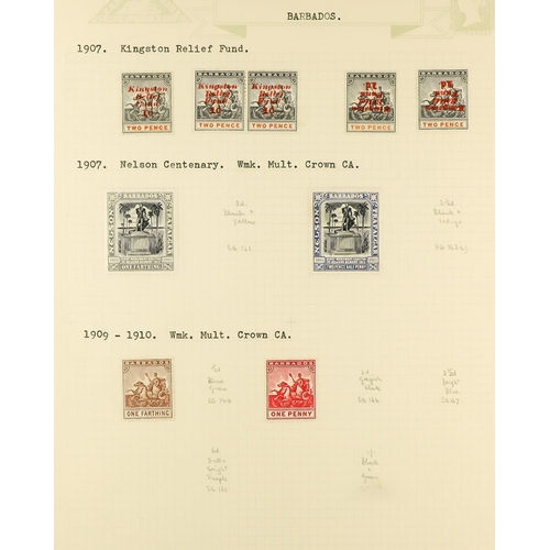 350 - BARBADOS 1852 - 1977 FINE MINT COLLECTION includes many 'better' stamps & sets (400+ stamps) Lot 350... 