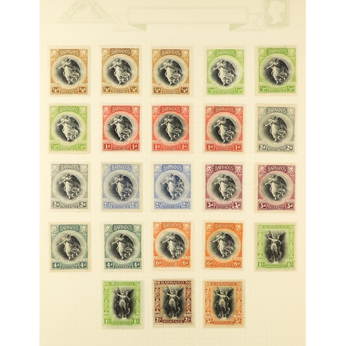 350 - BARBADOS 1852 - 1977 FINE MINT COLLECTION includes many 'better' stamps & sets (400+ stamps) Lot 350... 