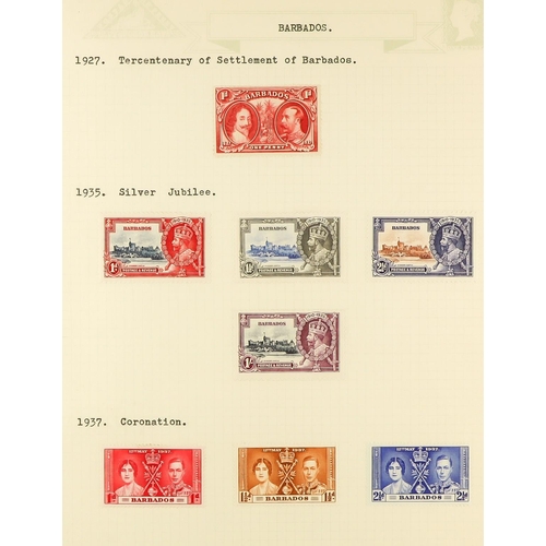 350 - BARBADOS 1852 - 1977 FINE MINT COLLECTION includes many 'better' stamps & sets (400+ stamps) Lot 350... 